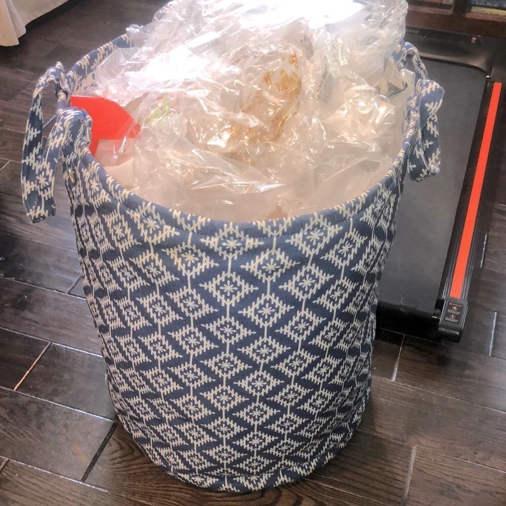 Huge tote of plastic bags for shipping